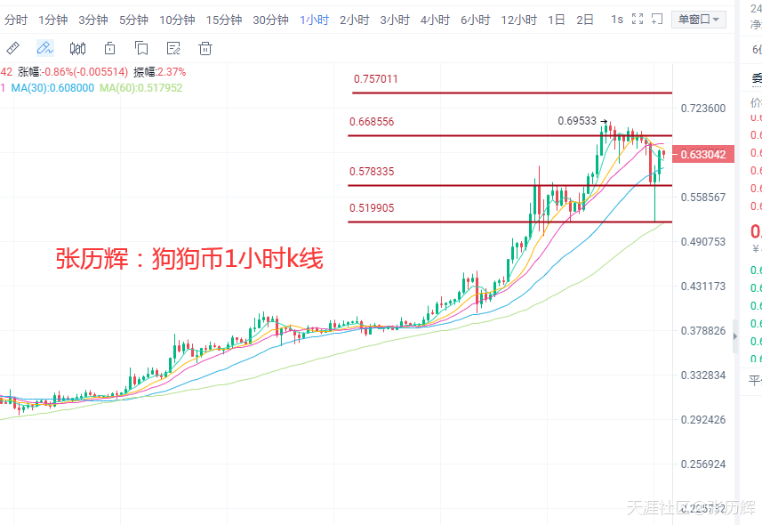 张历辉：5.6比特币重回6万大关？以太能否再续传奇狗狗币，狗狗币上1美元?